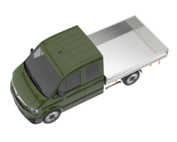 Cargo van isolated on transparent background. 3d rendering - illustration png