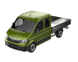 Cargo van isolated on transparent background. 3d rendering - illustration png