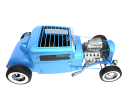 Modern car isolated on transparent background. 3d rendering - illustration png