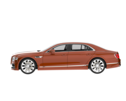 voiture moderne isolée sur fond transparent. rendu 3d - illustration png