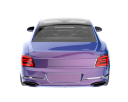 Modern car isolated on transparent background. 3d rendering - illustration png