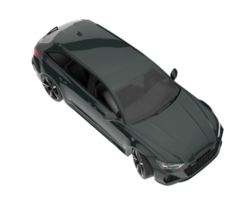 Modern car isolated on transparent background. 3d rendering - illustration png