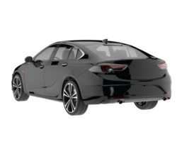 carro moderno isolado em fundo transparente. renderização 3D - ilustração png