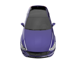 Modern car isolated on transparent background. 3d rendering - illustration png