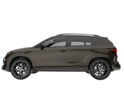 Modern car isolated on transparent background. 3d rendering - illustration png