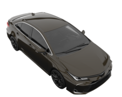 carro moderno isolado em fundo transparente. renderização 3D - ilustração png