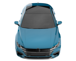 Modern car isolated on transparent background. 3d rendering - illustration png