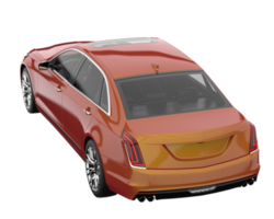 Modern car isolated on transparent background. 3d rendering - illustration png