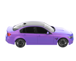 Modern car isolated on transparent background. 3d rendering - illustration png