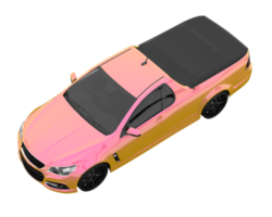 Modern car isolated on transparent background. 3d rendering - illustration png