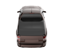 Modern car isolated on transparent background. 3d rendering - illustration png