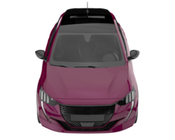 Modern car isolated on transparent background. 3d rendering - illustration png