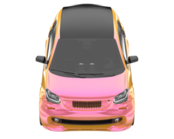 Modern car isolated on transparent background. 3d rendering - illustration png