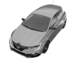 carro moderno isolado em fundo transparente. renderização 3D - ilustração png