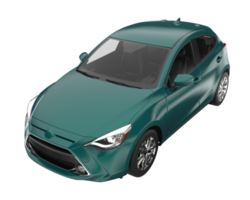 modern auto geïsoleerd Aan transparant achtergrond. 3d renderen - illustratie png