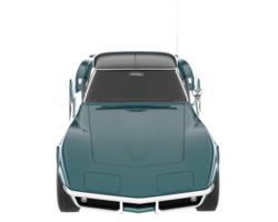 Muscle car isolated on transparent background. 3d rendering - illustration png