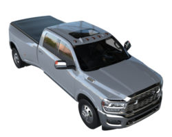 Pickup truck isolated on transparent background. 3d rendering - illustration png