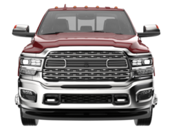 Pickup truck isolated on transparent background. 3d rendering - illustration png