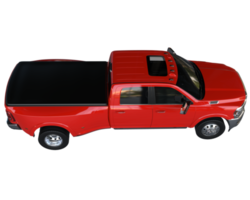 camionnette isolée sur fond transparent. rendu 3d - illustration png