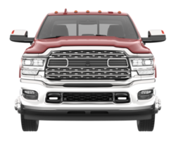 Pickup truck isolated on transparent background. 3d rendering - illustration png