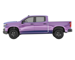 Pickup truck isolated on transparent background. 3d rendering - illustration png