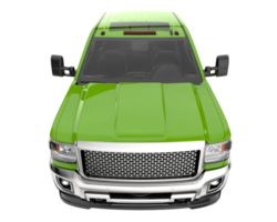 Pickup truck isolated on transparent background. 3d rendering - illustration png