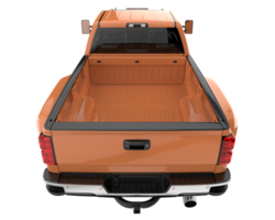 Pickup truck isolated on transparent background. 3d rendering - illustration png