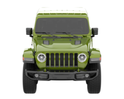 Pickup truck isolated on transparent background. 3d rendering - illustration png