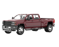 Pickup truck isolated on transparent background. 3d rendering - illustration png