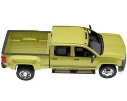 Pickup truck isolated on transparent background. 3d rendering - illustration png