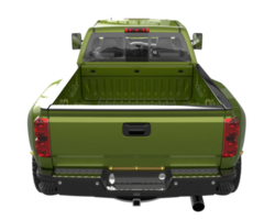Pickup truck isolated on transparent background. 3d rendering - illustration png