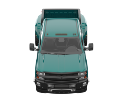 camioneta aislada sobre fondo transparente. Representación 3d - ilustración png