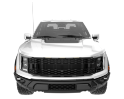 Pickup truck isolated on transparent background. 3d rendering - illustration png