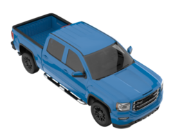 Pickup truck isolated on transparent background. 3d rendering - illustration png