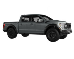 Pickup truck isolated on transparent background. 3d rendering - illustration png