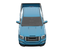 Pickup truck isolated on transparent background. 3d rendering - illustration png