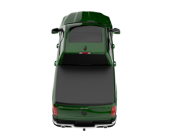 Pickup truck isolated on transparent background. 3d rendering - illustration png