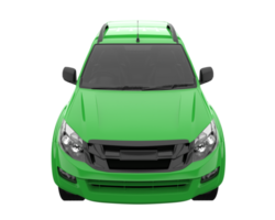 Pickup truck isolated on transparent background. 3d rendering - illustration png