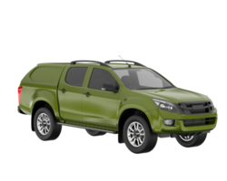 Pickup truck isolated on transparent background. 3d rendering - illustration png