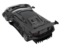 carro de corrida isolado em fundo transparente. renderização 3D - ilustração png