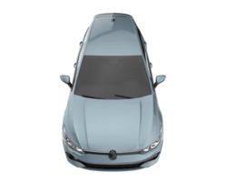 Modern car isolated on transparent background. 3d rendering - illustration png