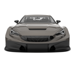 Race car isolated on transparent background. 3d rendering - illustration png