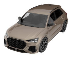 Realistic SUV isolated on transparent background. 3d rendering - illustration png