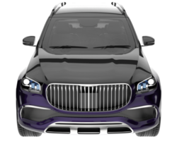 Realistic SUV isolated on transparent background. 3d rendering - illustration png