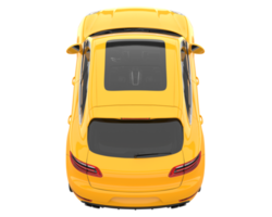 Realistic SUV isolated on transparent background. 3d rendering - illustration png