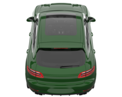 Realistic SUV isolated on transparent background. 3d rendering - illustration png