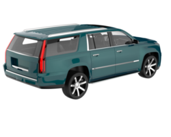 Realistic SUV isolated on transparent background. 3d rendering - illustration png