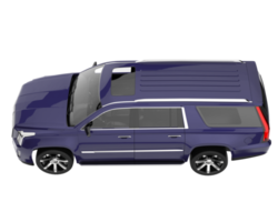 realistisk sUV isolerat på transparent bakgrund. 3d tolkning - illustration png