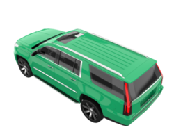 Realistic SUV isolated on transparent background. 3d rendering - illustration png