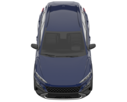 Realistic SUV isolated on transparent background. 3d rendering - illustration png